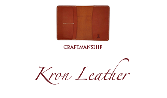 Kron Leather book covers