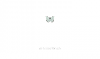 024. May you touch butterflies and stars* Mira Studio wenskaarten
