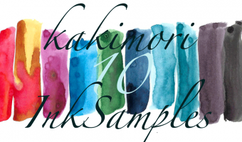 Kakimori 10 ink samples 