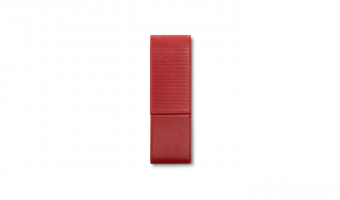 Lamy pen holder in red leather for 2 pens