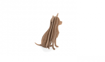 19. Chihuahua brown * 3D puzzel kaart * LOVI