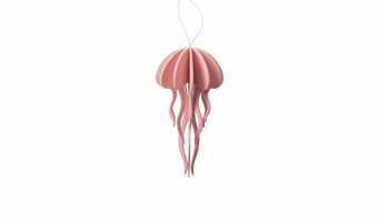 29. Jellyfish light pink * 3D puzzel card * LOVI