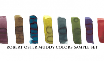 Robert Oster Muddy Colors ink samples