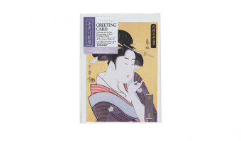 Greeting Card Aomurasaki Ukiyo-e Utamaro * Taccia 
