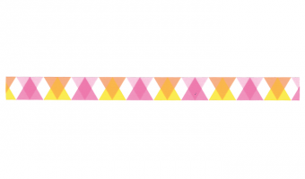 D335 * triangle and diamond pink * MT masking tape