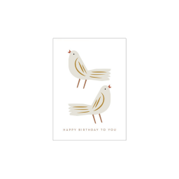 08. Birthday Birds, wenskaart * Michoucas Design