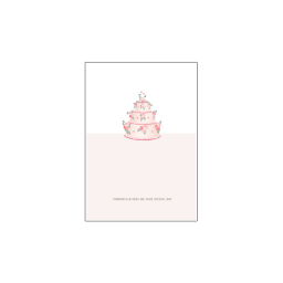 014. Congratulation on your special day * Studio Mira wenskaarten