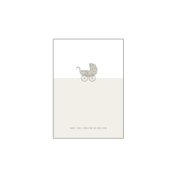 026. Baby take a walk on the wild side * Studio Mira wenskaarten