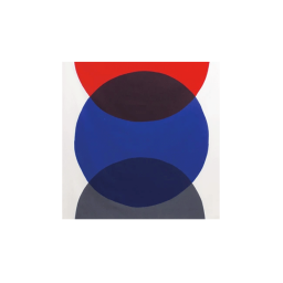08. Organic, Circle blue 100cm * Musubi Furoshiki