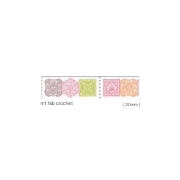 P03 * Fab Dot Punch Crochet * MT masking tape