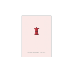 067. May your day be as wonderful as the first sip* Studio Mira wenskaarten