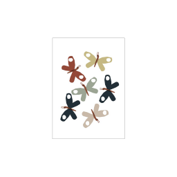 09. Butterflies, wenskaart * Michoucas Design