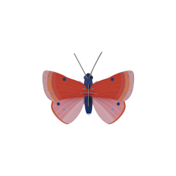 27. Speckled Copper Butterfly Wall Art * Studio ROOF