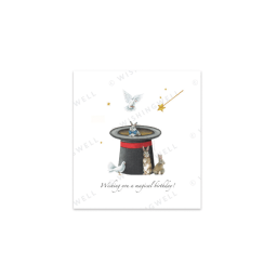 10. Wishing you a magical birthday * Wishingwell * wenskaart