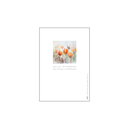 IV.5012 * Tulpen * rouw, verlies, nagedachtenis * Arti