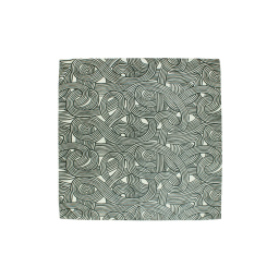 02. Isa Monyo, waterafstotend Knot Khaki 100cm * Musubi Furoshiki