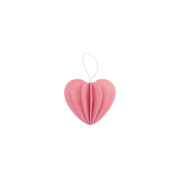 43. Hartje roze * 3D puzzel kaart * LOVI