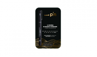 uni-pin 14 fineliners box * Uniball