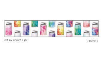 P197 * Colorful jar * MT masking tape