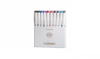 Shikiori twin brush en lettering pennen * Sailor
