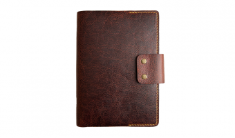 31MC Brown/Saffron Leather Book Cover * Kron