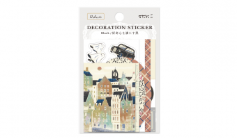 21. **Limited edition** Decoration Sticker Black * Midori