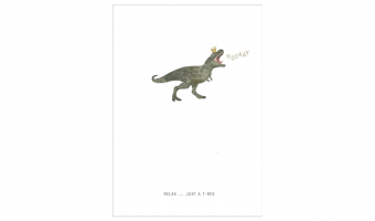 050. Relax ... just a t-rex * Studio Mira gift card