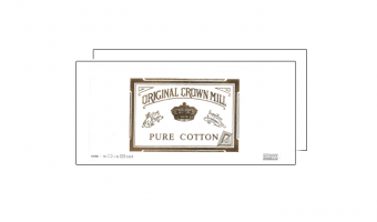 Cotton kaart & enveloppe 40668 * Original Crown Mill