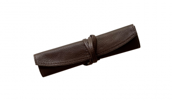 Pilot leather pen case dark brown, 1 pen * Pilot