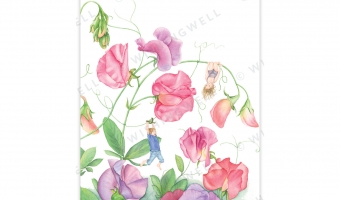FL11. Sweet Peas * Wishingwell gift card