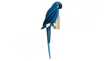 85. Hyacinth Macaw 34cm * 3D Puzzle Card * Lovi