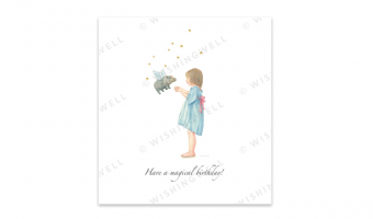 12. Have a magical birthday * Wishingwell * card