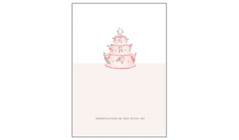 014. Congratulation on your special day * Studio Mira wenskaarten