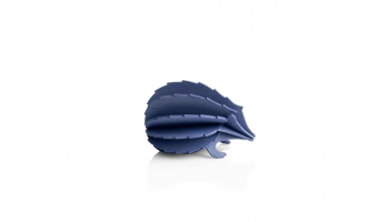 12. Hedgehog blue * 3D puzzle card * LOVI