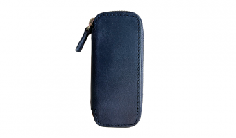 2 Pen Kaweco Crazy Horse Blue Pen Case * Galen Leather