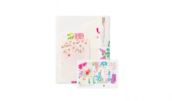 Kami Paper Series 15th Anniversary letterset Pink * Midori