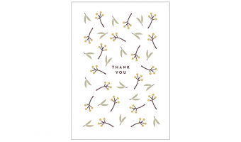 16. Thank you, Mimosa, greeting card * Michoucas Design