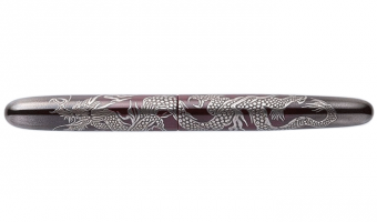  CP. Silver Bokashi Ascending Dragon * Nakaya Maki-e