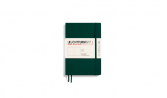 Notebook Softcover Medium A5 Forest Green, Plain * Leuchtturm1917