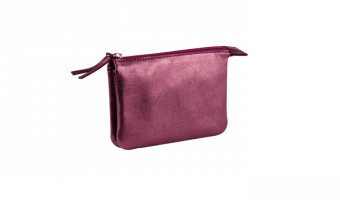 Cuirisé small multi pouch Burgundy * Clairfontaine