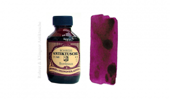 Antiktusche Bordeaux, pigment ink * Rohrer & Klingner 