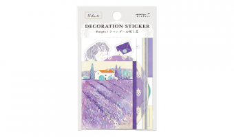 28. **Limited edition** Decoration Sticker Purple * Midori