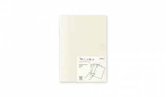 MD Light A5, tri-pack schriftjes blanco * Midori