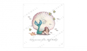 119. Mermaid, pearl * Wishingwell gift card