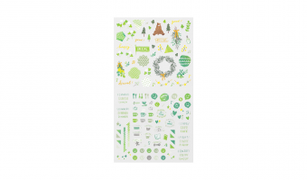 19. Stickers Color Green * Midori