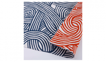 32. Isa Monyo Knot Blue Orange 70 * Musubi
