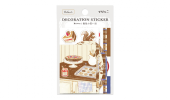 30. **Limited edition** Decoration Sticker Brown * Midori