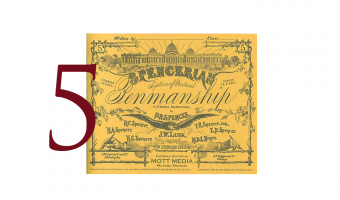 5. Spencerian Penmanship, oefenschrift 5 * Mott media