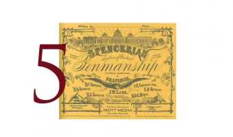 5. Spencerian Penmanship, copybook 5 * Mott media