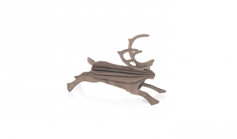 7. Reindeer * 3D puzzle card * LOVI